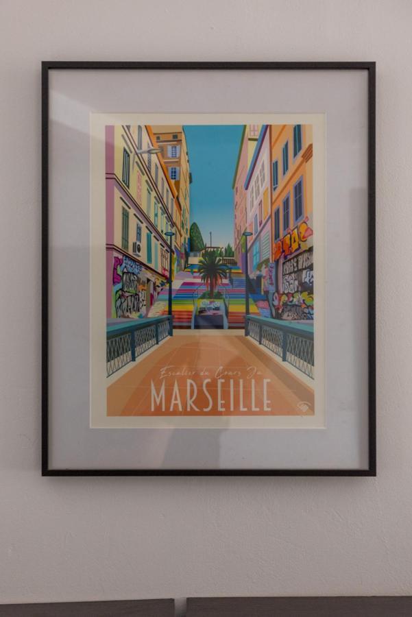 90M2 Renove - Terrasse En Plein Coeur De Marseille Apartment Bagian luar foto